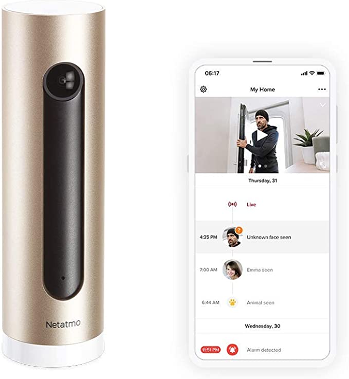 Netatmo Caméra de Surveillance Intérieure HomeKit Intelligente